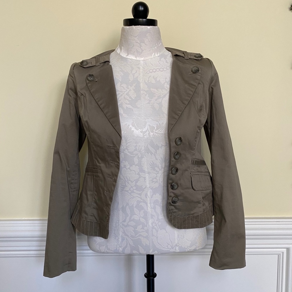 DKNY olive green blazer